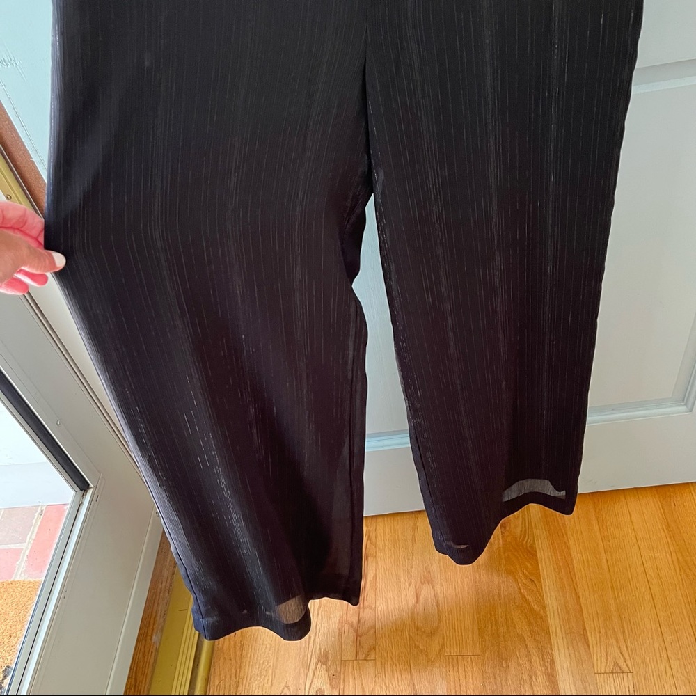 NWT Black Donna Morgan jumpsuit from Anthropologie jumpsuit, Size 8 - Picture 5 of 9